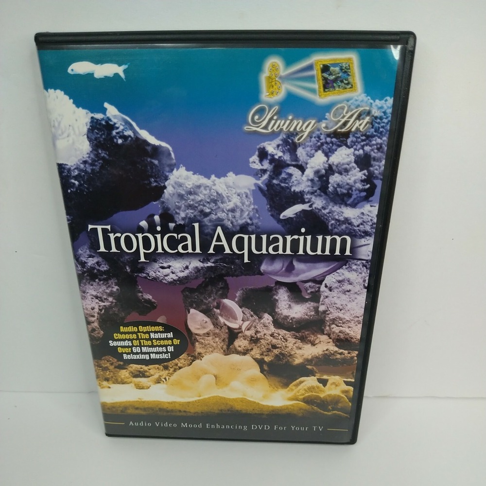 Living‎ Art Tropical Aquarium  Audio Video Mood Enhancing DVD 2005